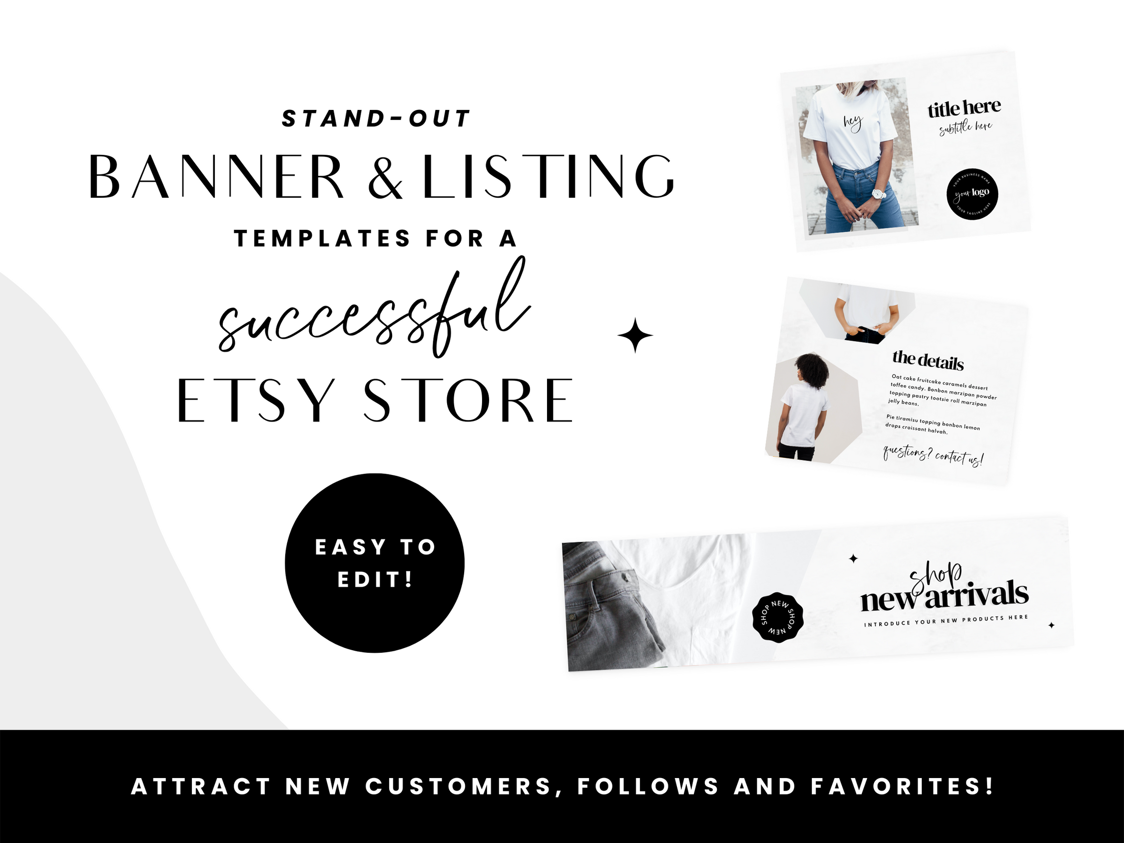 Etsy Shop Banner Templates Canva Creative Etsy Store Mockups Page 3