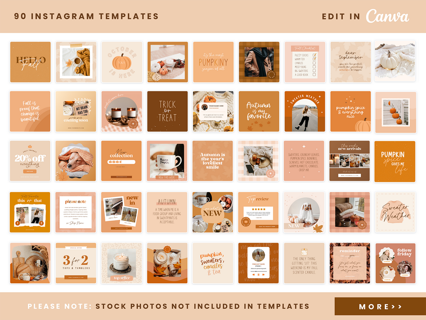 Fall Instagram Bundle - Design Pixie