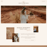 Freya Archer Wix Template - Design Pixie