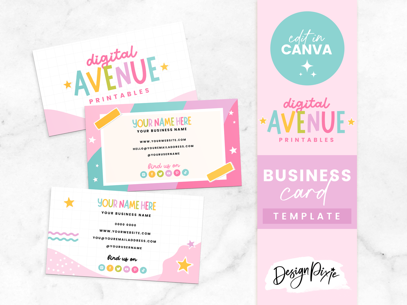 Digital Avenue Business Card Template