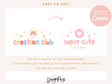 Creation Club Logo Template - Design Pixie