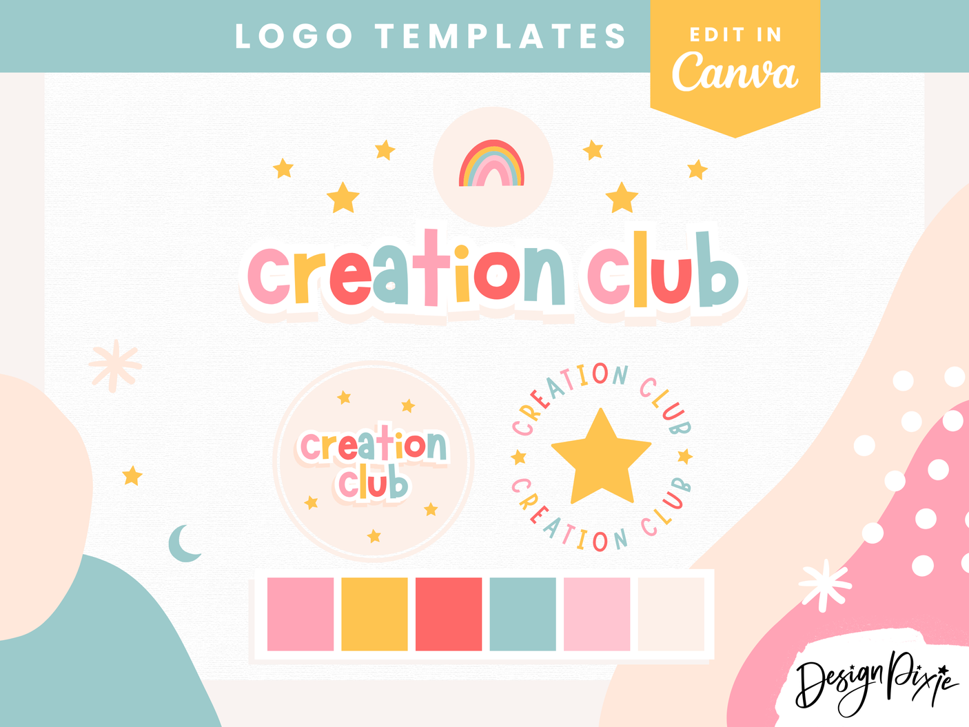 Creation Club Logo Template - Design Pixie