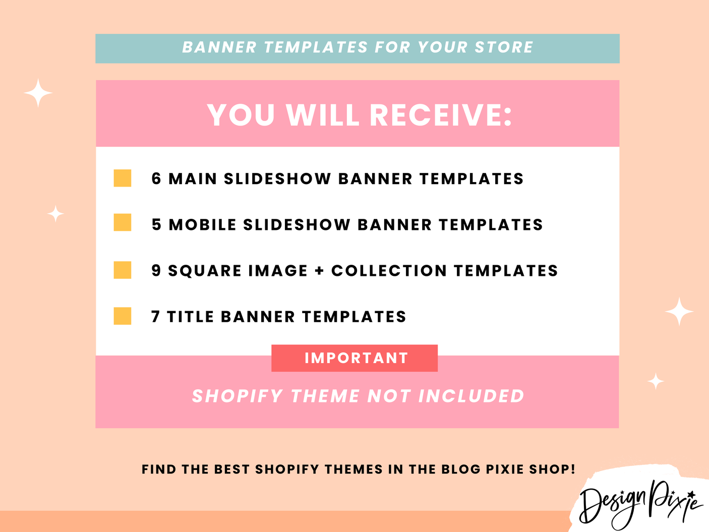 Creation Club Shopify Banner Templates - Design Pixie