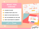 Creation Club Shopify Banner Templates - Design Pixie