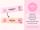 Girly Pink Etsy Shop Banner Templates