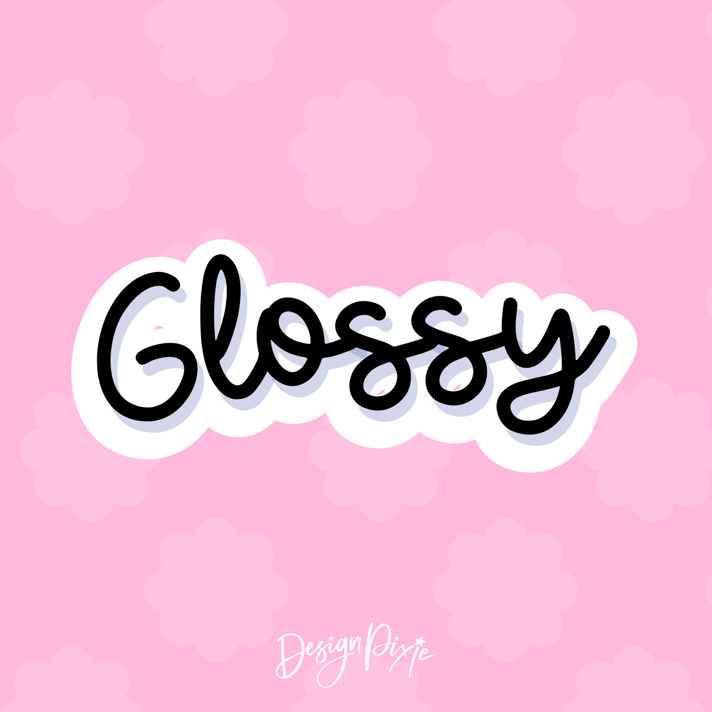 Glossy Font