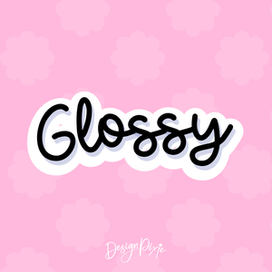 Glossy Font
