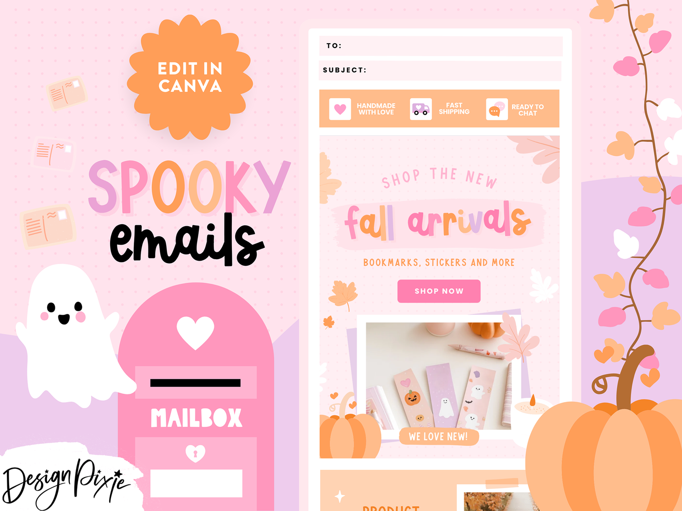 Cute Fall Email Marketing Templates