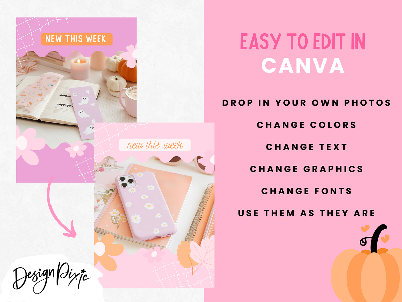 Spooky Fall Instagram Templates
