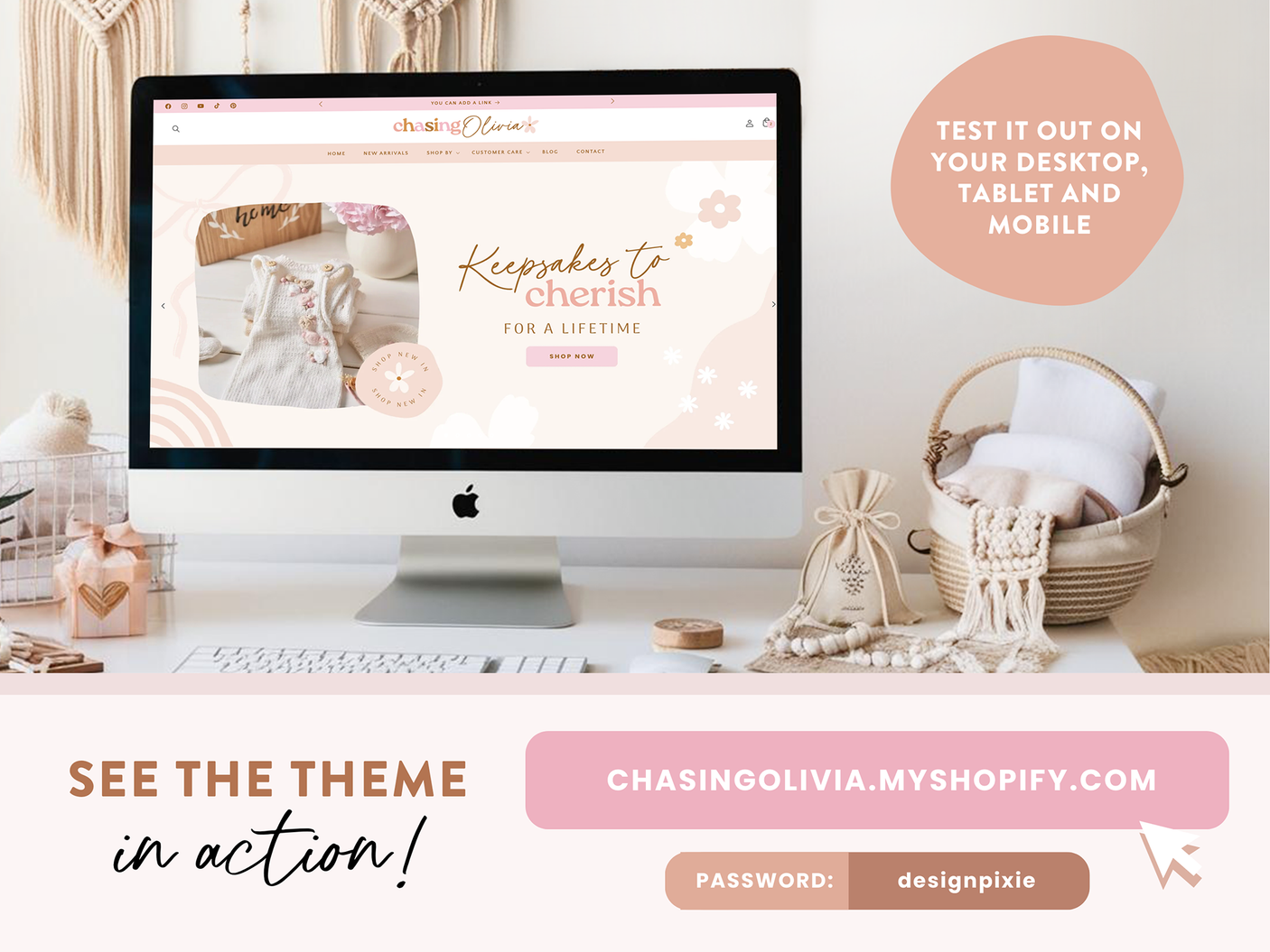 Boho Floral Shopify Theme