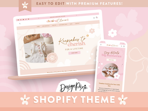 Boho floral Shopify theme