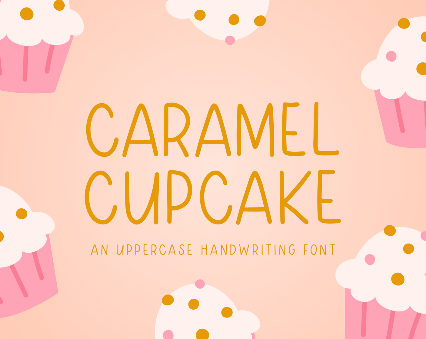 Caramel Cupcake Font - Design Pixie