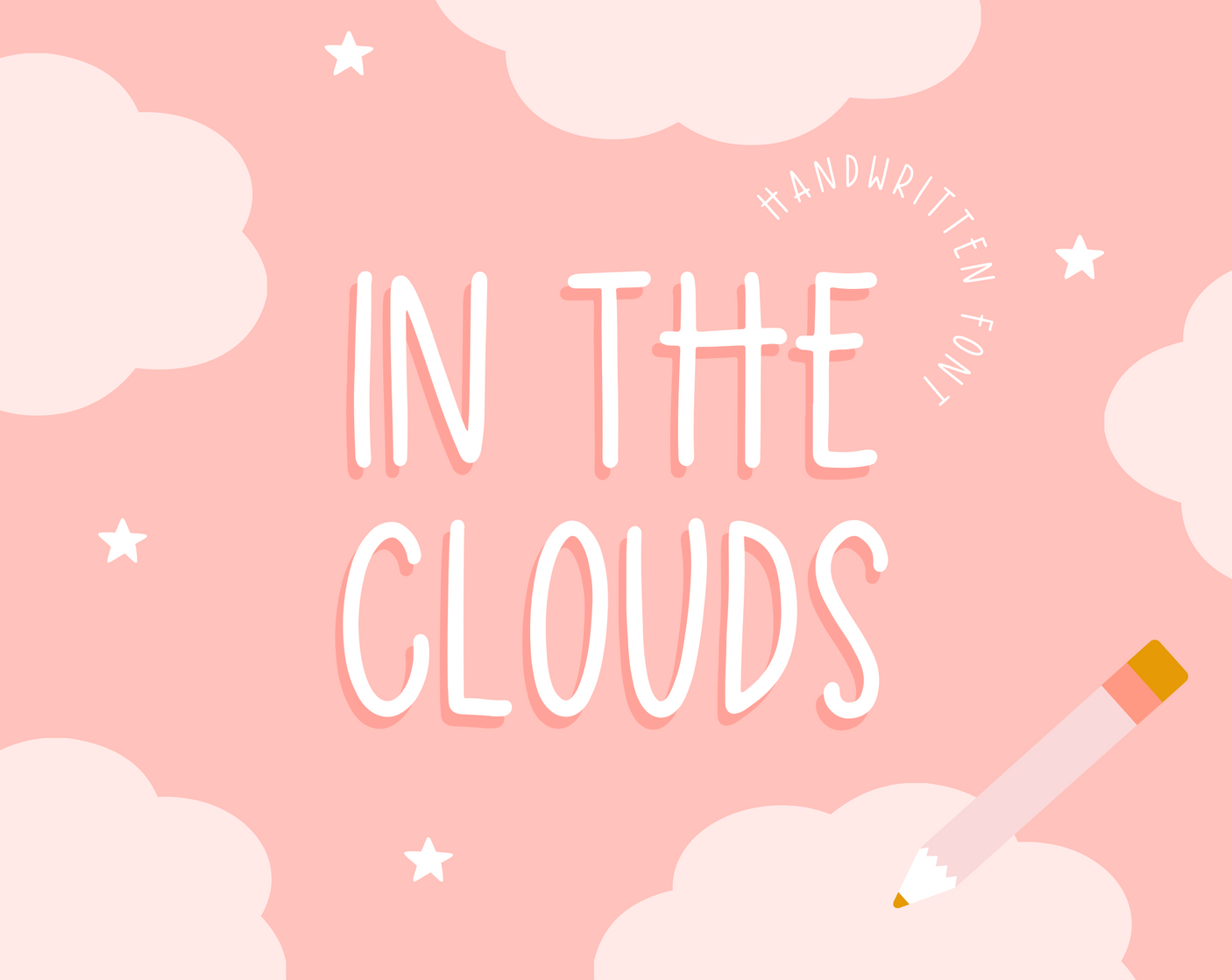 In The Clouds Font - Design Pixie