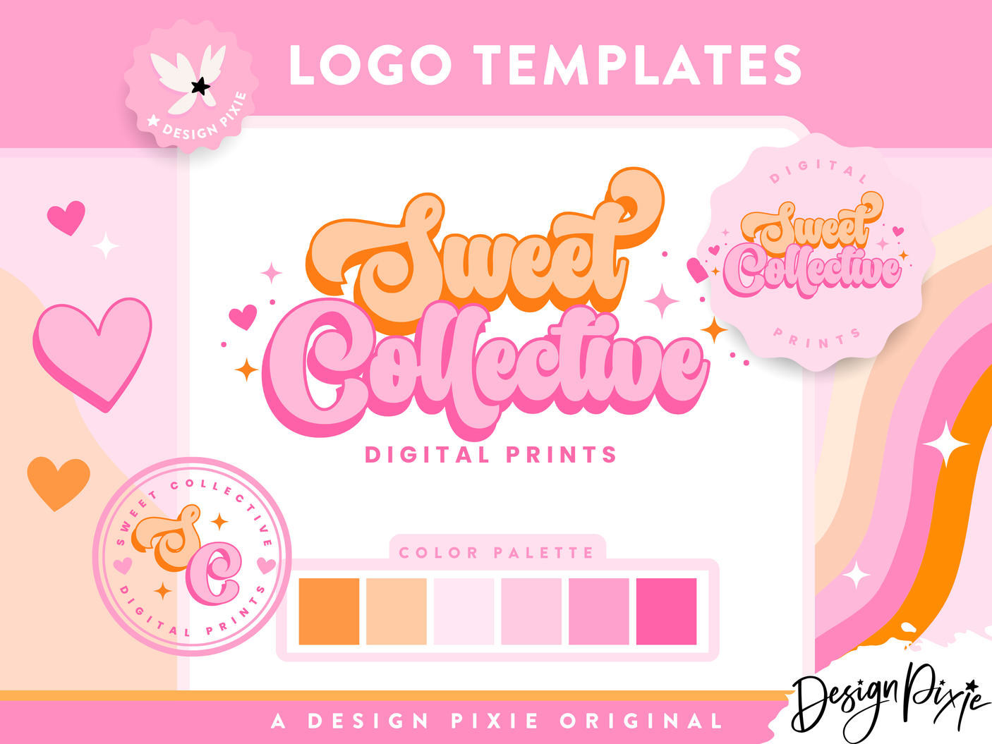 Sweet Collective Logo Design Template