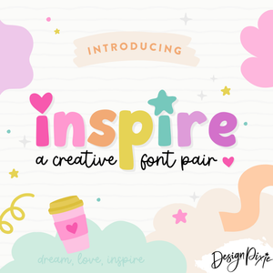 Inspire Font Pair - Design Pixie