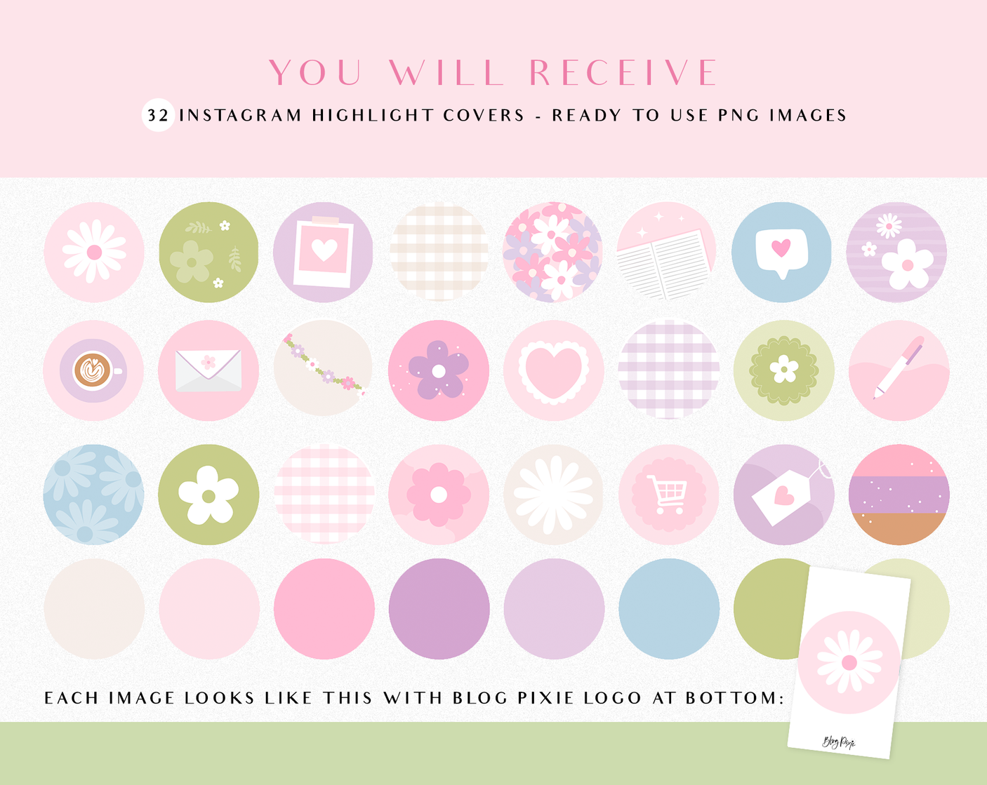 Pink Purple Instagram Highlight Icons - Design Pixie