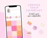 Pink Retro Instagram Highlight Icons - Design Pixie