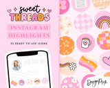 Pink Retro Instagram Highlight Icons - Design Pixie