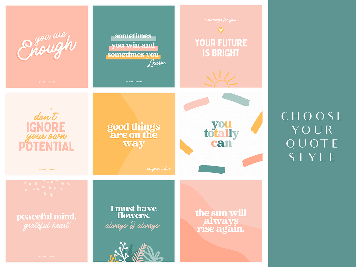 Enchanting Instagram Post Templates - Design Pixie