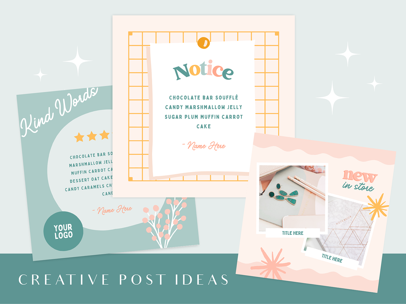 Enchanting Instagram Post Templates - Design Pixie