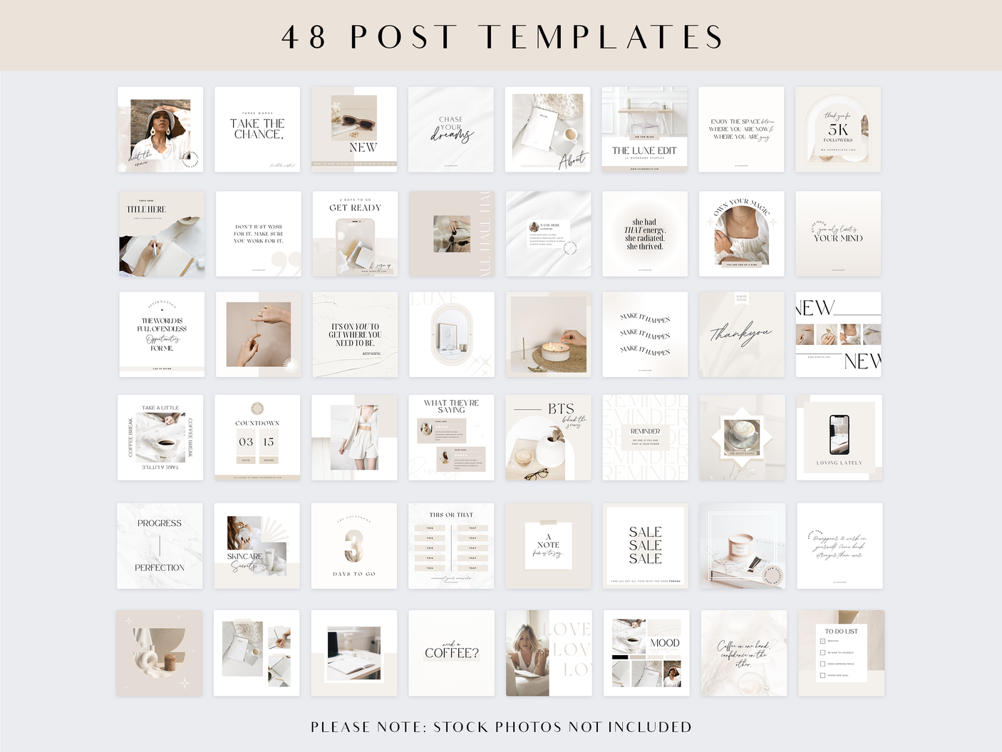 Aesthetic Instagram Post Templates - Design Pixie