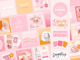 Candy Wishes Instagram Post Templates