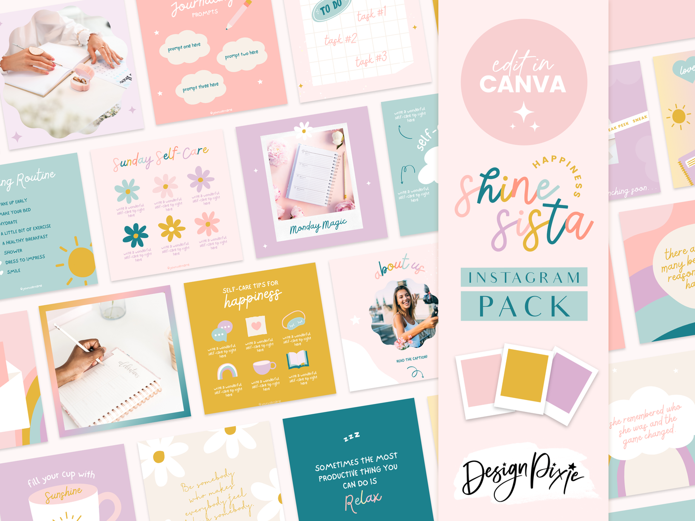 Shine Sista Instagram Post Templates