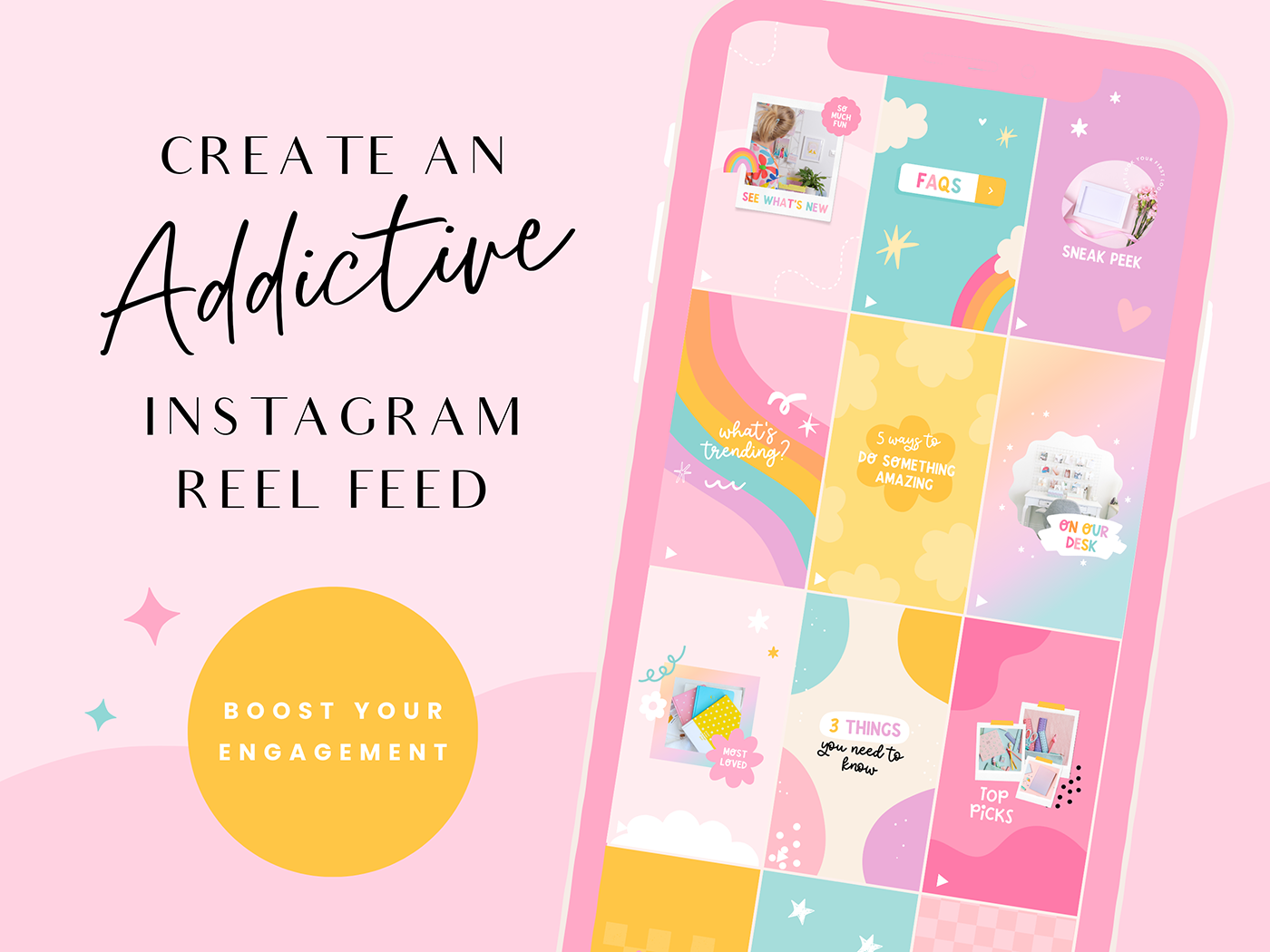 Playful Instagram Reel Templates - Design Pixie