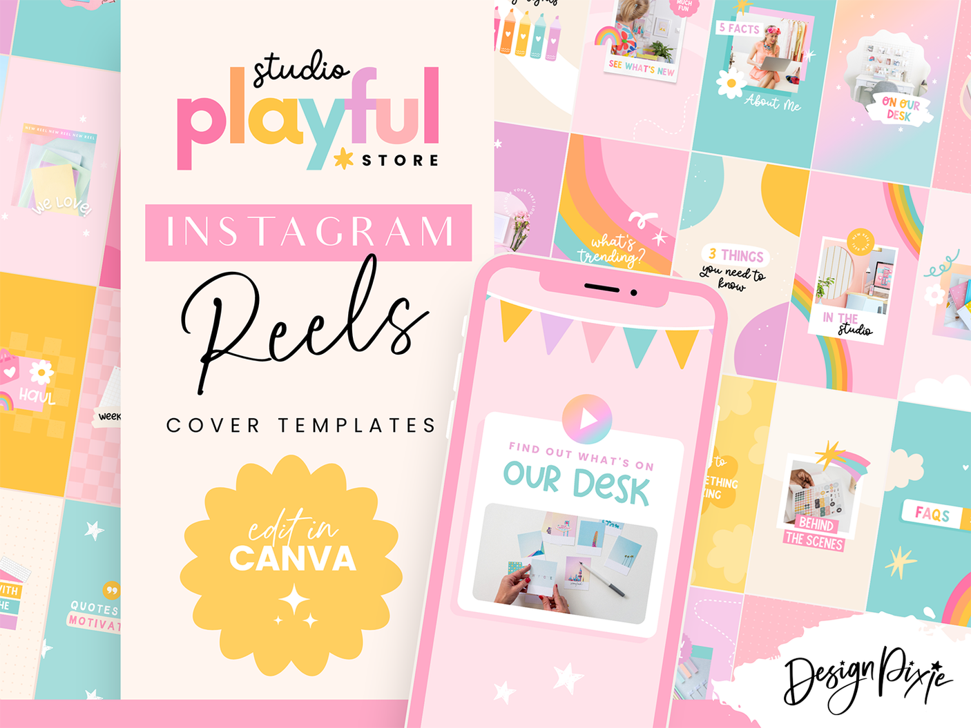 Playful Instagram Reel Templates - Design Pixie