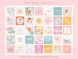 So Stitch Instagram Post Templates - Design Pixie