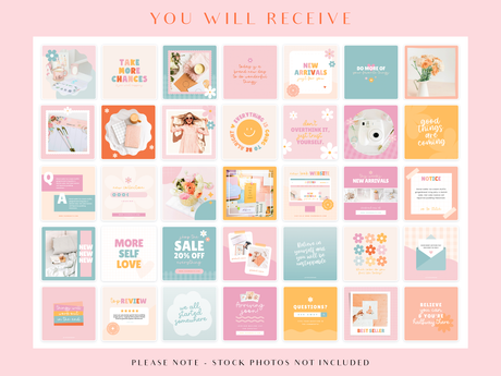 So Stitch Instagram Post Templates - Design Pixie