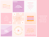 Daisy Days Instagram Post Templates - Design Pixie