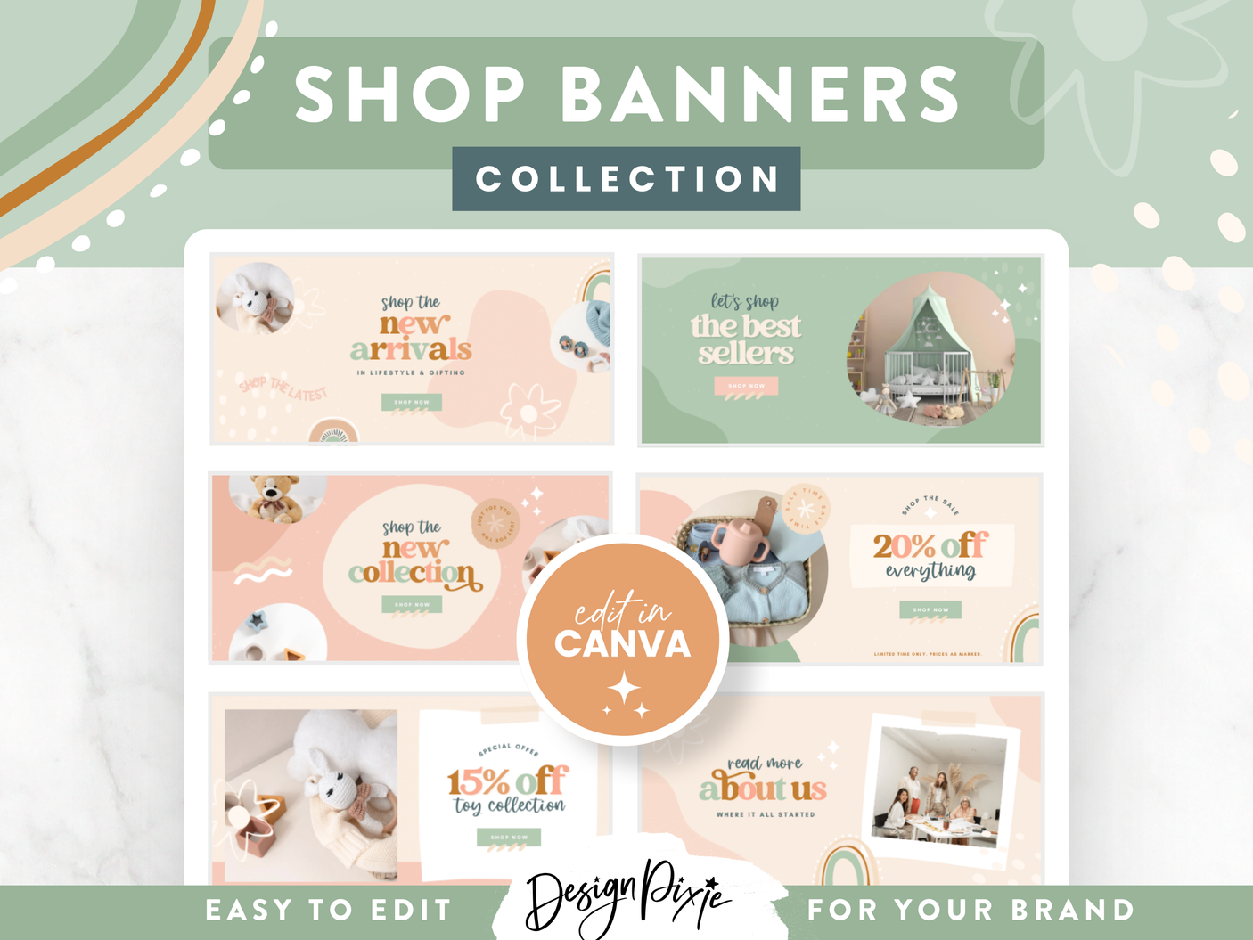 Arthur & Ebony Shopify Banner Templates