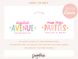 Digital Avenue Logo Template - Design Pixie