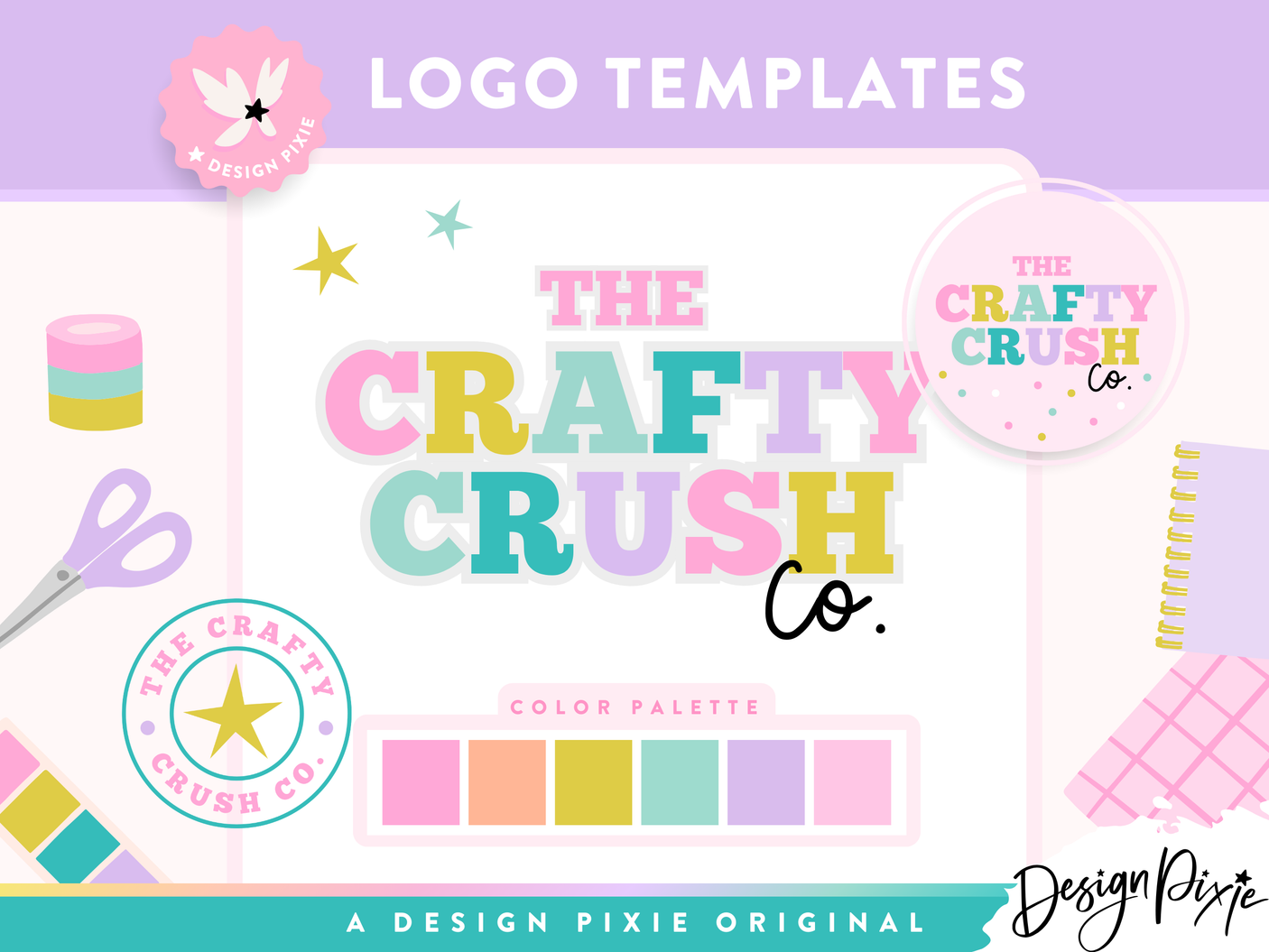 Crafty Crush Logo Design Template