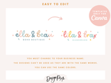 Ella And Beau Logo Template - Design Pixie