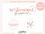 Whimsical Dreamer Logo Template - Design Pixie