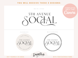 5th Avenue Social Logo Template