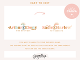 Arthur And Ebony Logo Template - Design Pixie