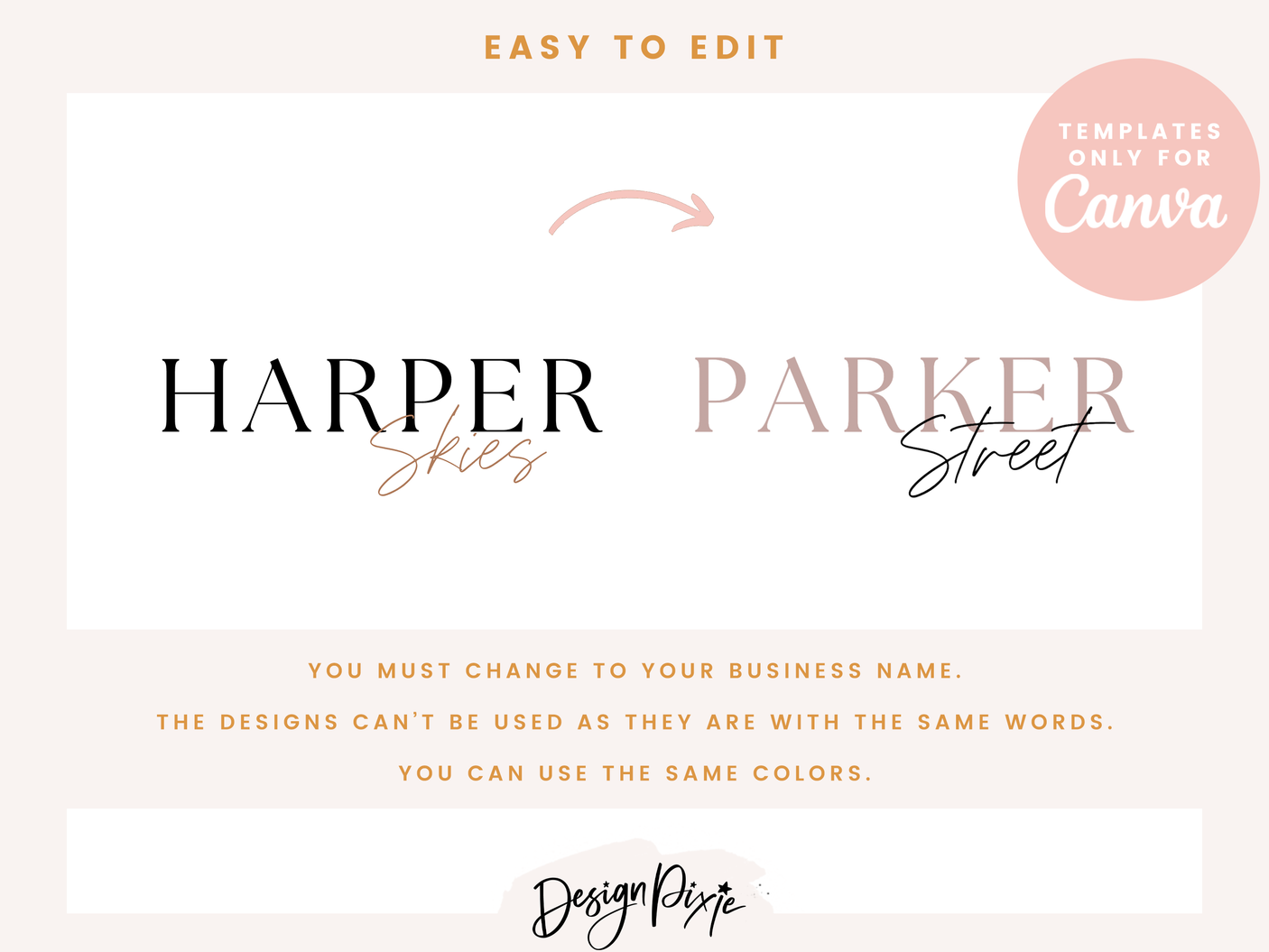 Harper Skies Logo Template - Design Pixie