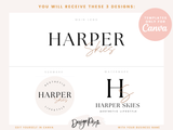 Harper Skies Logo Template - Design Pixie