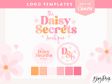 Daisy Secrets Logo Template - Design Pixie