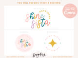 Shine Sista Logo Template - Design Pixie