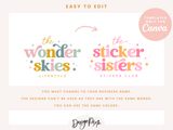 Wonder Skies Logo Template - Design Pixie