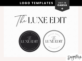 Modern Luxe Black Logo Design - Design Pixie