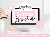 Luxe White iMac Mockup