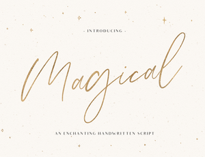 Magical Font - Design Pixie