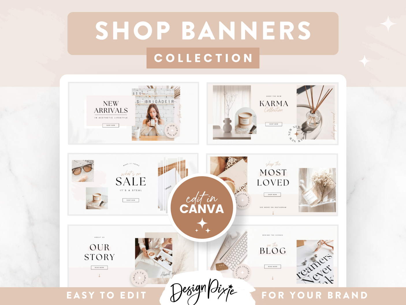 Harper Skies Shopify Banner Templates