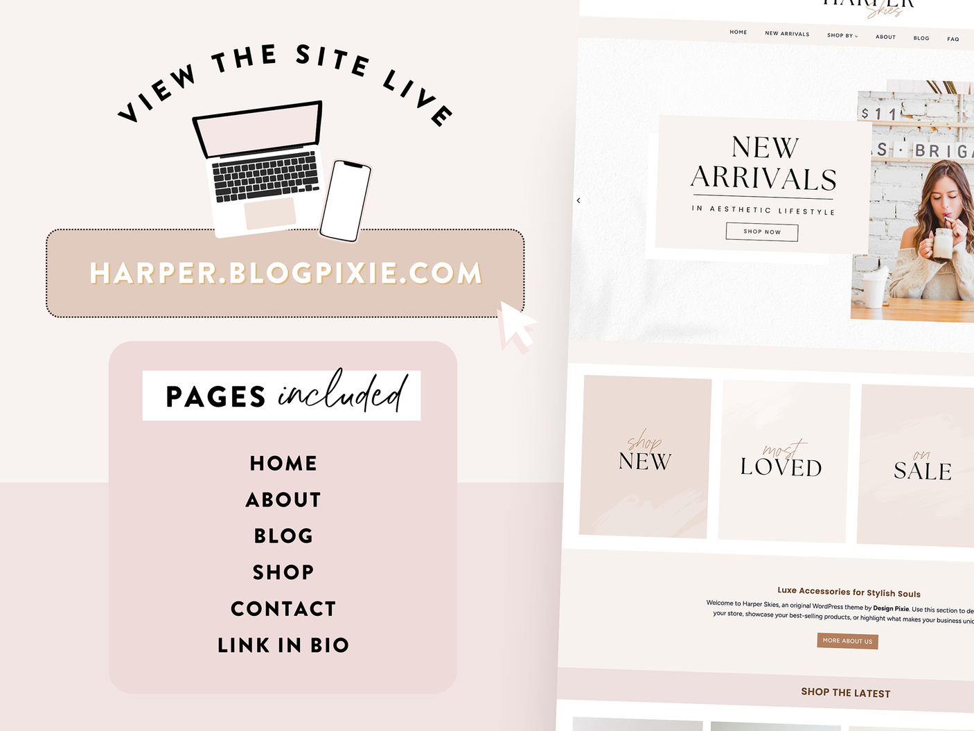 Harper Skies Wordpress Theme