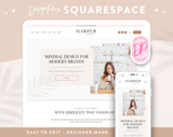 Minimal White Squarespace Template